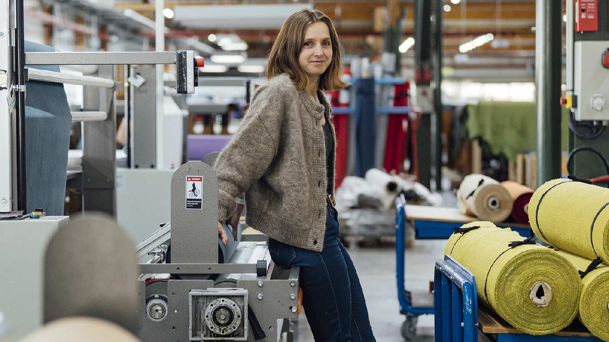 In the workshop with Noémie De Backer
