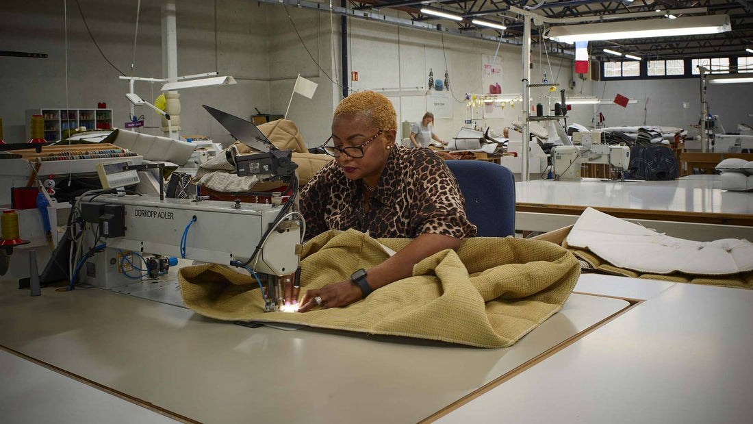In the workshop with Ghyslaine Vieux