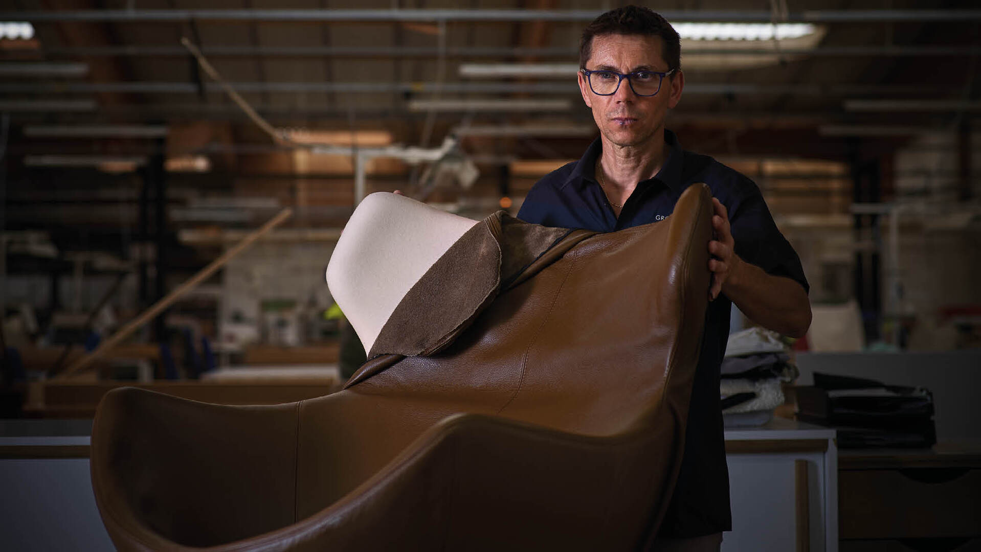 In the workshop with Philippe Giroud