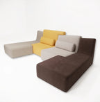 Confluences Modular 4 seater in Alcantara