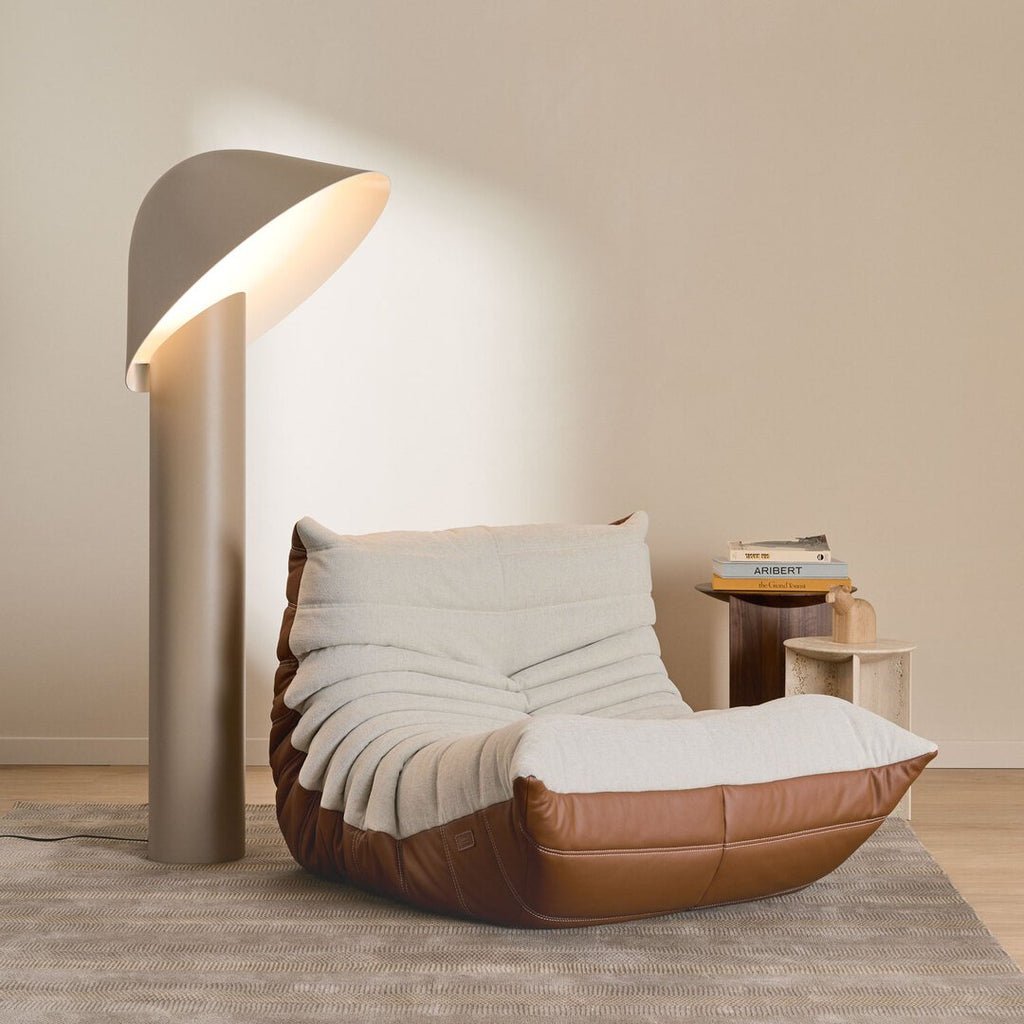 Togo BOSS | LIGNE ROSET Fireside chair in grège