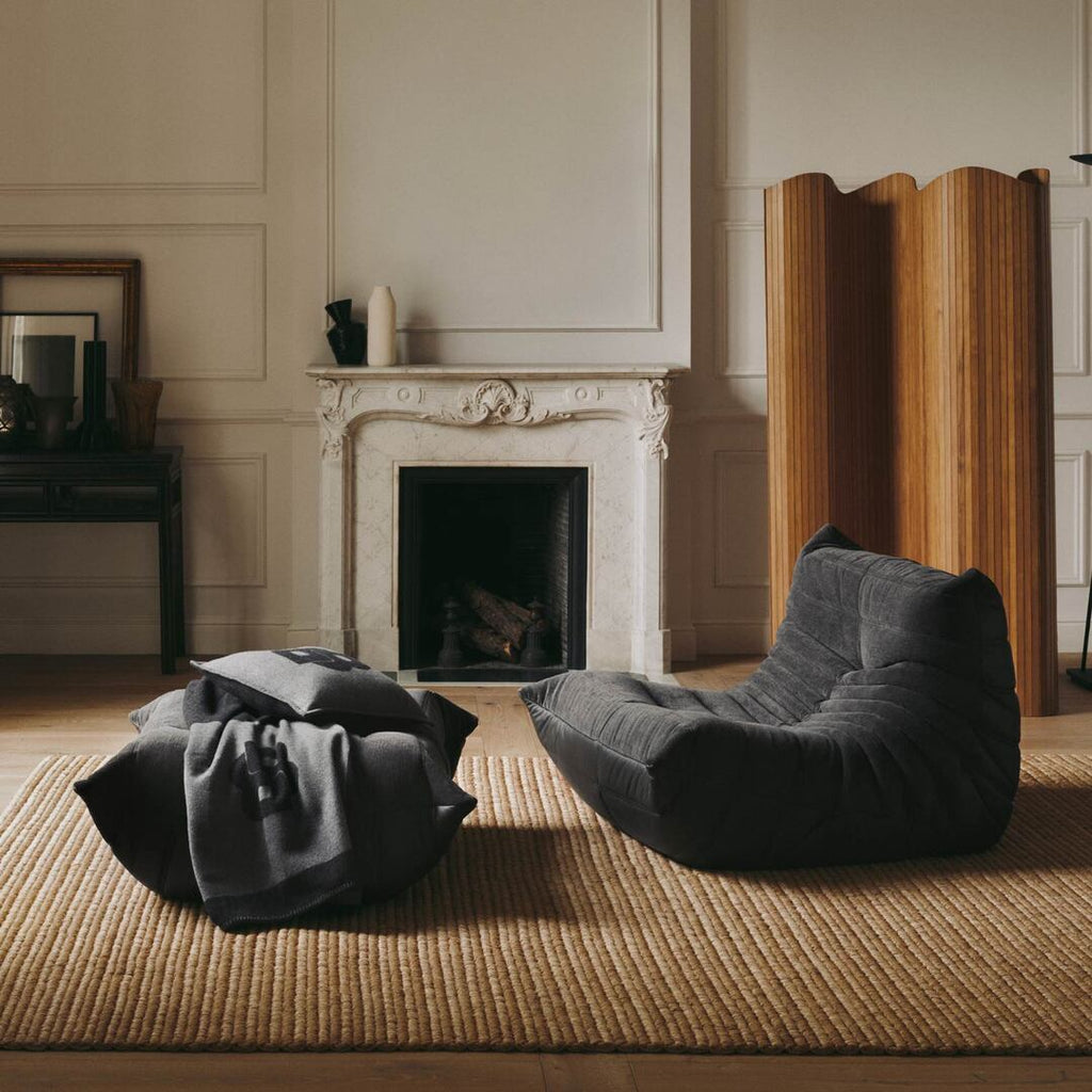 Togo BOSS | LIGNE ROSET Fireside chair in graphite